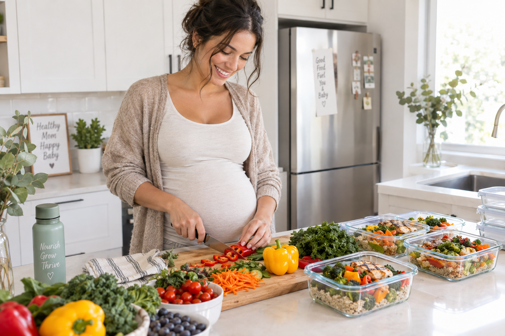 Meal Prep for First Trimester and Think Better Thoughts